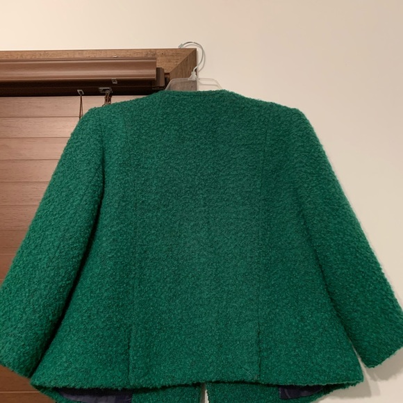 Cabi Ivy green wool blend  jacket size 4 - Picture 2 of 2